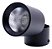 Spot Led 10W Sobrepor Preto Redondo Luz Direcionável Bivolt Branco Quente 3000k - Imagem 1