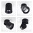 Spot Led 20W Sobrepor Preto Redondo Luz Direcionável Bivolt Branco Quente 3000k - Imagem 7