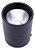 Spot Led 20W Sobrepor Preto Redondo Luz Direcionável Bivolt Branco Quente 3000k - Imagem 1