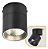 Spot Led 20W Sobrepor Preto Redondo Luz Direcionável Bivolt Branco Frio 6000k - Imagem 3