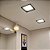 Kit 10 Luminária Plafon LED 25W 30x30 Quadrado Embutir Branco Neutro 4000k - Borda Preta - Imagem 3