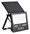 Refletor Solar LED 100W Placa Recarregável A Prova D'água Dobrável Ajustável Com Controle Branco Frio IP67 - Imagem 1