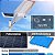 Luminaria Publica Solar LED 1200w Placa Externa Branco Frio 6500K - Imagem 8