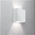 Luminária Arandela LED 5W Facho Duplo Ajustável Externo A prova d'agua IP66 Branco Frio 6000k - Branco - Imagem 1