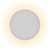 Arandela De Parede Redonda Eclipse 12w Externa Branco Quente 3000k - Branca - Imagem 2