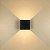 Luminária Arandela LED 6W Cubo 2 Fachos Ajustável A prova d'agua IP66 Branco Quente 3000k - Preto - Imagem 3