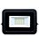 Refletor MicroLED Ultra Thin 50W Black Type Branco Frio 6000K Carcaça Preta - Imagem 1