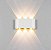 Luminária Arandela LED 18W A prova d'agua IP66 Branco Quente 3000k - Externa Branca - Imagem 4