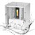 Luminária Arandela LED 6W A prova d'agua IP66 Branco Quente 3000k - Cubo Branco - Imagem 1