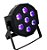 Refletor Holofote LED Par64 RGB Digital 7 Leds para Festa - Imagem 1