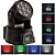 Mini Refletor Holofote LED Moving Head RGB 7 LEDS para Festa - Imagem 6