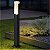 Luminária LED Poste Balizador 10W Preto Para Jardim Posto 60cm Bivolt a Prova d'água IP67 Branco Quente 3000k - Imagem 2