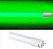 Lâmpada 18W 120m LED Tubular T8 - Verde - Imagem 1