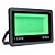 Refletor MicroLED Ultra Thin 150W Black Type Verde Carcaça Preta - Imagem 1