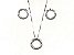 Conjunto em Prata 925 Círculos de Zircônias - Imagem 1