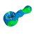 Pipe Dab de Silicone com Suporte Azul e Verde Na Boa - Imagem 1