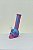 Ice Bong de Silicone Crânio Rosa e Azul 22cm - Imagem 1