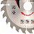DISCO CIRCULAR WIDEA 185 (7.1/4") x 20 MM x 24 DENTES //MTX - Imagem 4