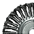 ESCOVA DE ACO CARBONO CIRCULAR, TORCIDA, 125 MM, FURO 22 MM, - Imagem 2
