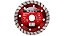 DISCO DE CORTE DIAMANTADO TURBO 110 X 20 MM. FC 731169 - Imagem 1