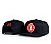Boné Rap Legítimo Preto-logo vermelho - Imagem 1