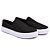 TÊNIS SLIP ON FEMININO TECIDO BRILHO - PRETO - Imagem 1