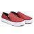 TÊNIS SLIP ON FEMININO CASUAL VERMELHO E PRETO - Imagem 1