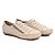 SAPATÊNIS FEMININO DE COURO COM ZÍPER OFF WHITE - Imagem 4