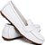 MOCASSIM FEMININO COMFORT DE COURO BRANCO - Imagem 1