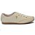 Sapatênis Feminino Bege Casual com Broche Gato - Imagem 5