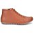 BOTA FEMININA CANO CURTO COM ZÍPER COR CARAMELO - Imagem 2