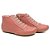 BOTA FEMININA CANO CURTO COM ZÍPER COR TERRACOTA ROSÊ - Imagem 3