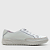 TÊNIS FEMININO BRANCO CASUAL BÁSICO EM COURO LEGÍTIMO COM ELÁSTICO - Imagem 1