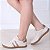 Tênis Vintage de Couro Off White Com Listra - Imagem 1