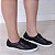 Tênis Feminino Preto Casual Rasteiro em Couro Leve e Confortável - Imagem 2