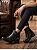Bota Feminina Montaria em Couro Legitimo Cano Curto e Zíper - Imagem 4