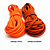 Paracord 550 Laranja Cítrico - Imagem 2