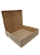 Caixa 25x25x6cm Quadrada Tampa de Sapato - MDF - Imagem 2
