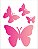 Wall Stencil para Pintura 32 x 42cm - OPA1254 - BORBOLETAS - OPA - Imagem 1