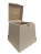 Urna 26 x 26x 26 com fecho e dobradiça - MDF 6mm - Imagem 1