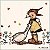 Guardanapo Decoupagem Goose Girl 13310280 - 02UN - Imagem 1