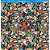 Papel para Scrapbook Dupla Face - Doodle Art - SD-0765 - Imagem 2