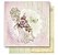 Papel para Scrapbook Dupla Face - Chave Ornamentada e Rosas - SD-0536 - Imagem 1