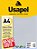 Usapel Vergê / A4 180g/m² / 50 folhas / Cinza UP25028 - Imagem 1