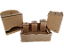 Kit Bebê Higiene em MDF - 6 Peças - Imagem 1