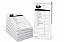 Kit 06 Blocos Comandas 10x29cm Preto e Branco - 100 Folhas - Imagem 1