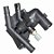 CARCACA VALVULA TERMOSTATICA FORD KA 1.0 12V 3CC (PLASTICO) C/SENSOR / CM5G9K478GA - Imagem 1