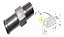 CONEXAO TUBO BLOCO MOTOR  FORD FIESTA / KA / ECOSPORT / FOCUS / W715121S300 - Imagem 3