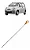 VARETA DO NIVEL DE OLEO DO MOTOR CHERY QQ 1.1 2011 / 2013 // 4721009130 - Imagem 1