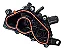 VALVULA TERMOSTATICA COMPLETA (COM FLANGE) - MOTOR 1.3 16V H5H - CAPTUR / DUSTER / OROCH / MERCEDES / 110600260R - Imagem 2